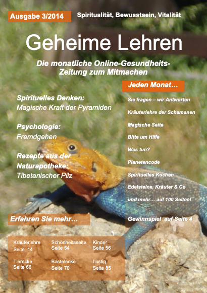 Geheime Lehre Zeitschrift, 10/2014, Rarität, 100 Seiten GRATIS - www ...