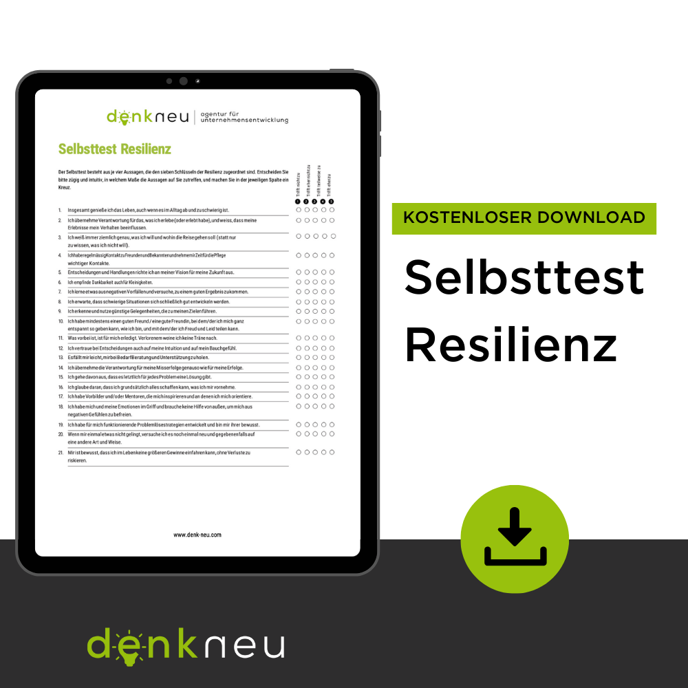 Kostenloser Selbsttest: Resilienz - denkneu | elopage