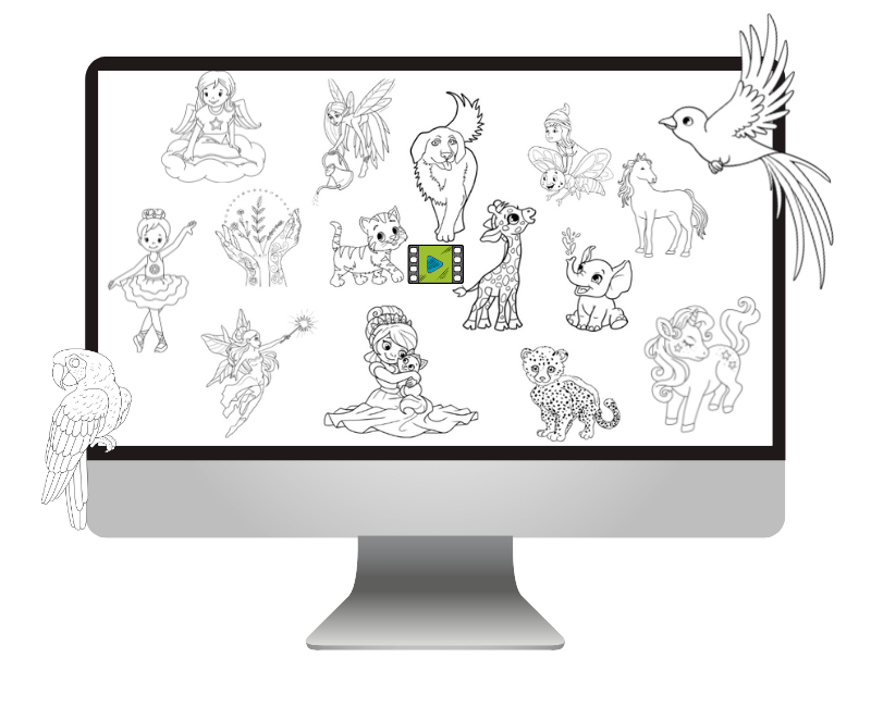 Einfach digitale Malvorlagen erstellen und verkaufen, ohne selbst