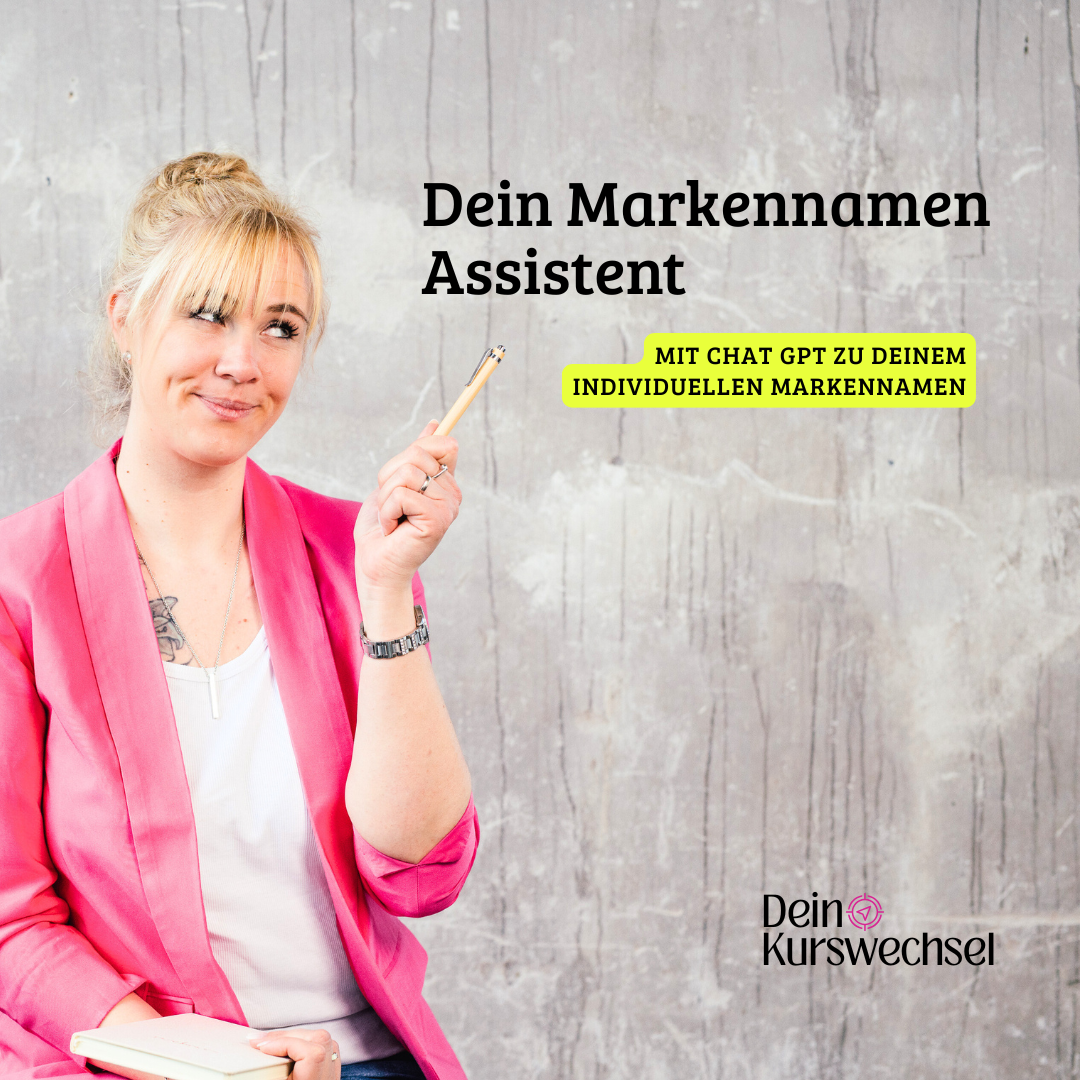 Titelbild zu Dein Markennamen Assistent - mit ChatGPT zu deinem individuellen Markennamen