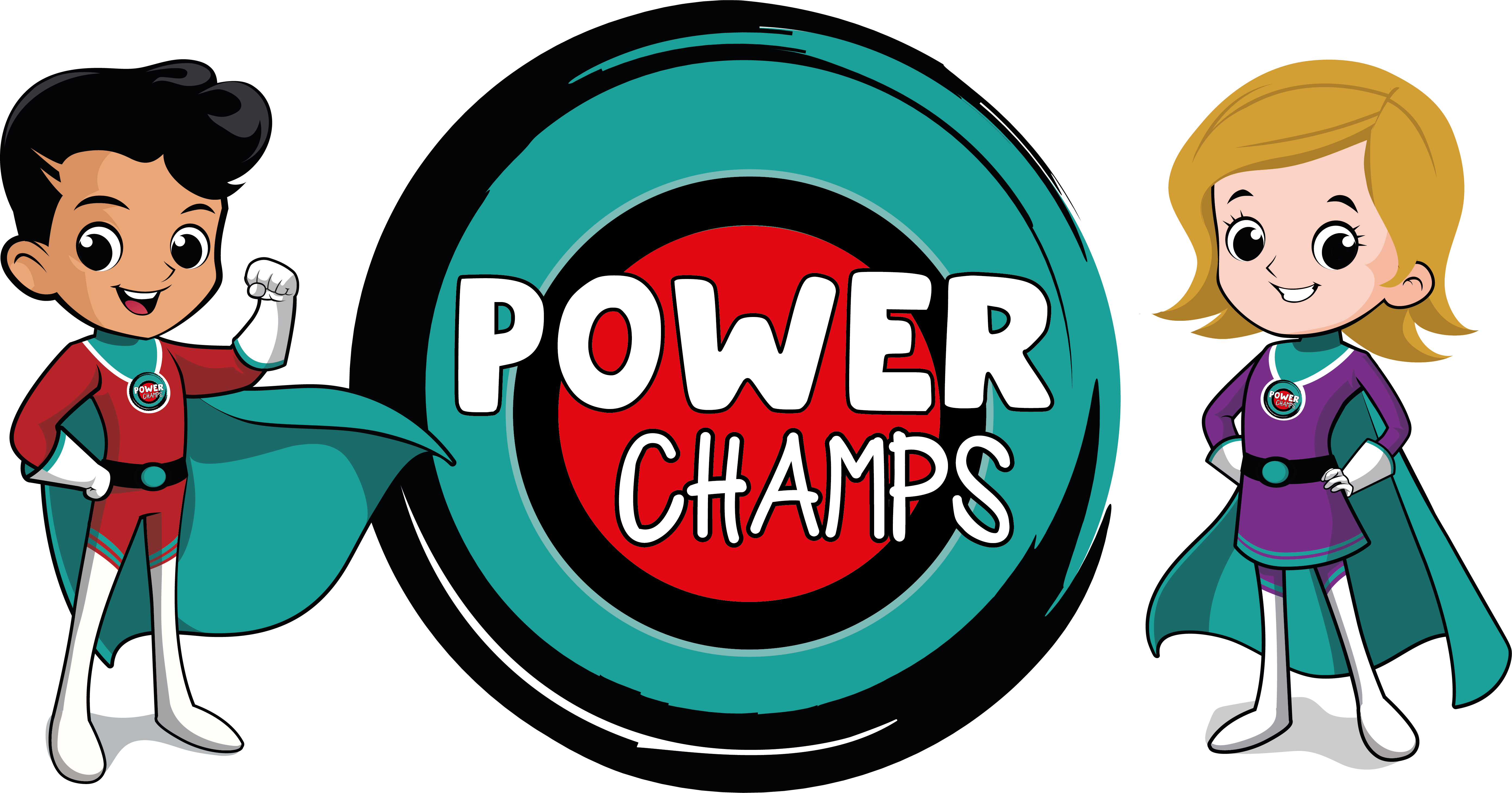 Logo PowerChamps mit Heroes