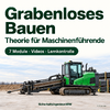 Grabenloses Bauen: Theorie fuer Maschinenfuehrende. KI-Illustration.