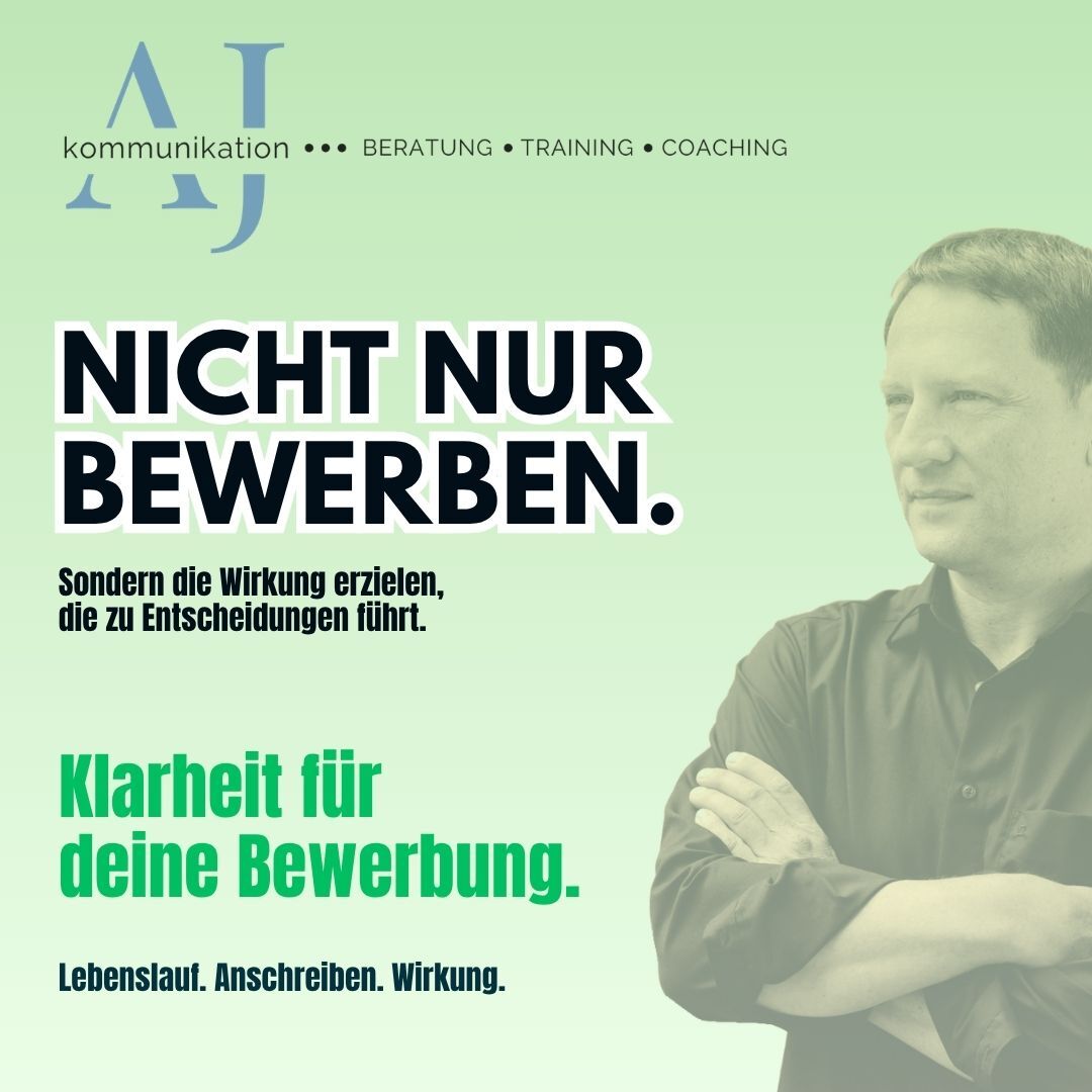 Klarheit für deine Bewerbung