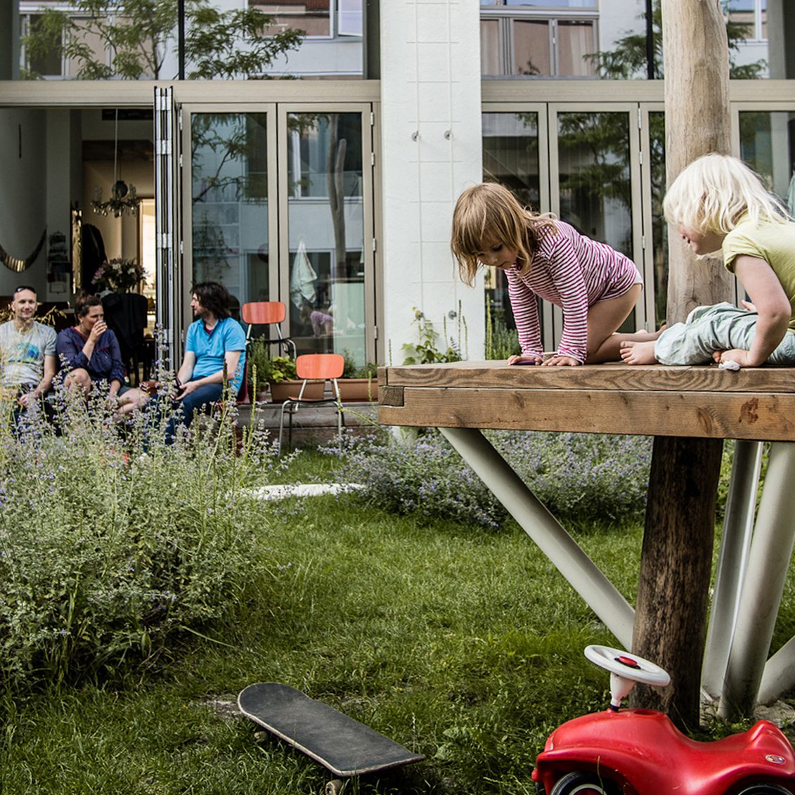 BIGyard Berlin, Kinderfreundlicher Wohnfreiraum, Bild: © Friedburg & Co