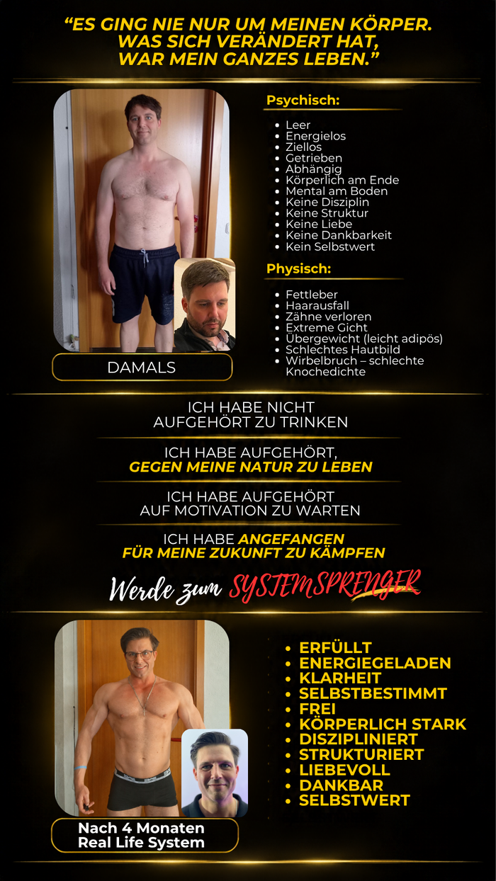 Vorher ohne Rls, Nachher mit RLS