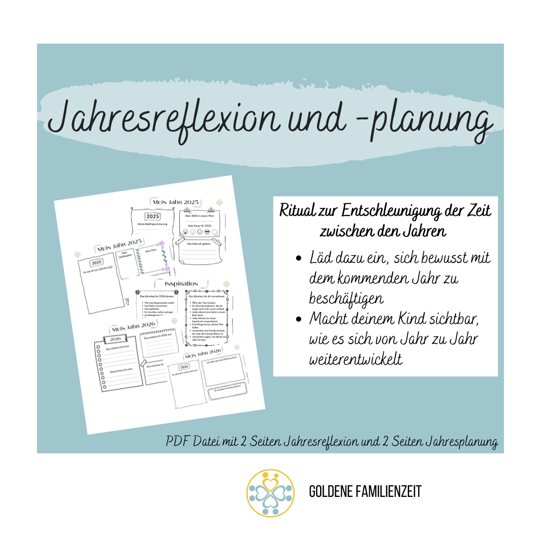 Vorschau: Jahresreflexion 2025 und Jahresplanung 2026