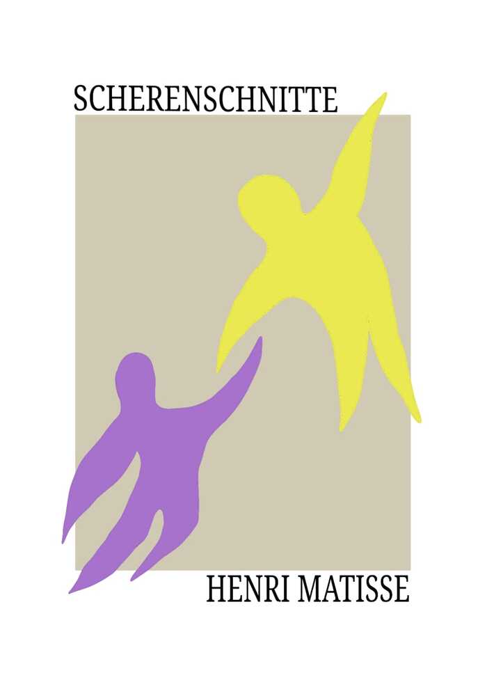 Poster Beispiel zu Henri Matisses Scherenschnitte mit Tanz Muster