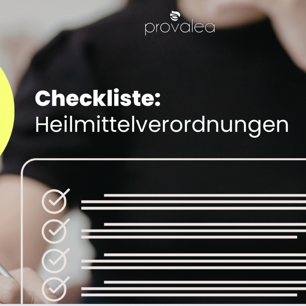 Goodie: Checkliste Heilmittelverordnung