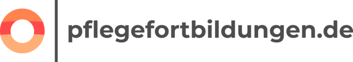 Logo mit Text "pflegefortbildungen"