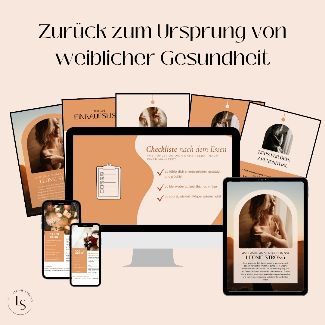 Onlinekurs Banner Zurück zum Ursprung von weiblicher Gesundheit