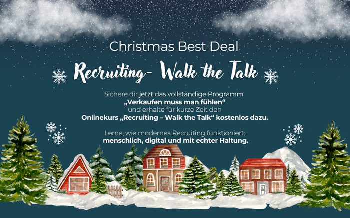 Christmas Deal- Recruiting kostenlos dazu
