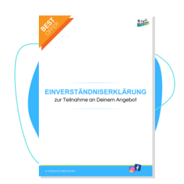 Einverständniserklärung zur Teilnahme an Deinem Angebot