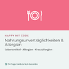 Happy HIT Code - Nahrungsunverträglichkeiten & Allergien