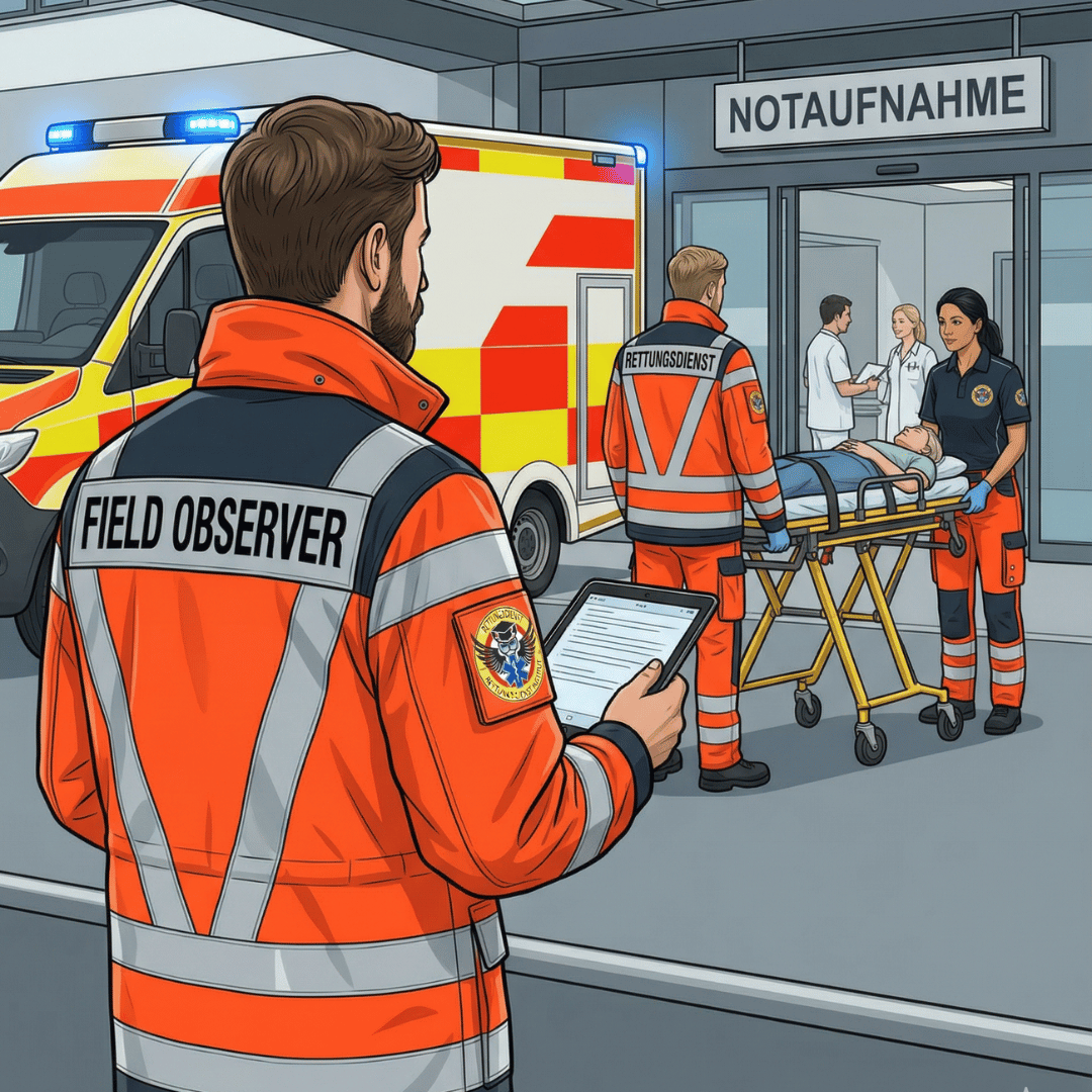 Qualitätsmanagement im Rettungsdienst EMS Field Observer im Einsatz