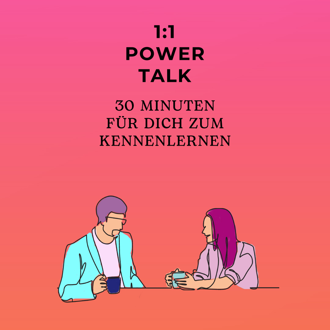 Ein Mann und eine Frau sitzen am Tisch und sprechen miteinander