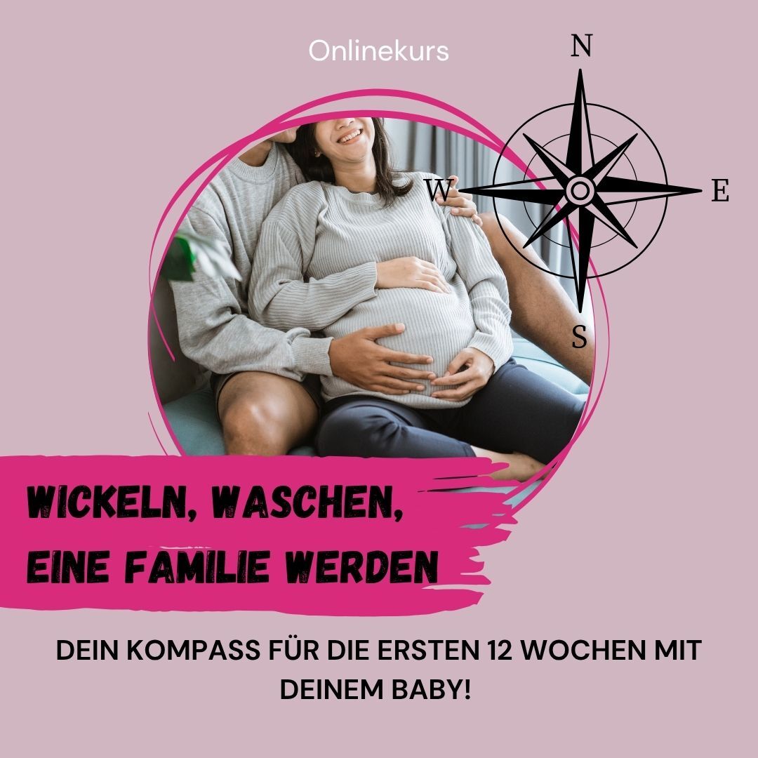 Titelbild Onlinekurs Wickeln, waschen eine Familie werden