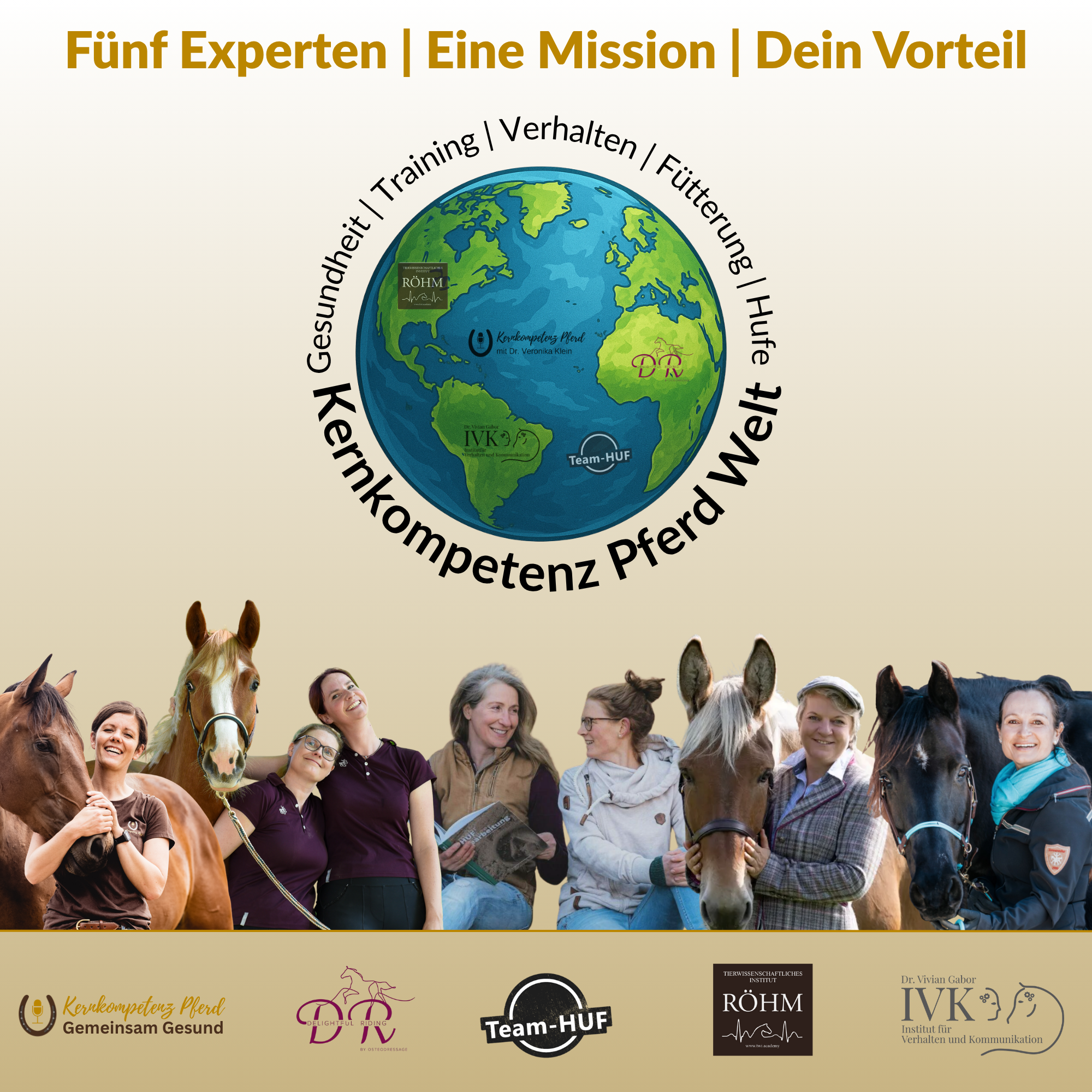 Die Kernkompetenz Pferd Welt 2.0 - 5 Experten | Eine Mission | Dein Vorteil
