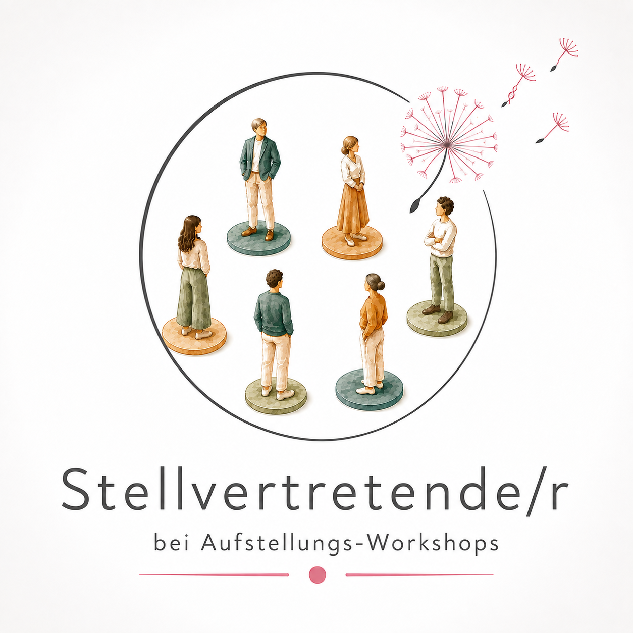 Grafik Stellvertretende/r bei Aufstellungsworkshops