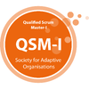logo Qualified Scrum Master-I by Society for Adaptive Organisations