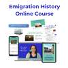 Mockup for Emigration History Online Course
