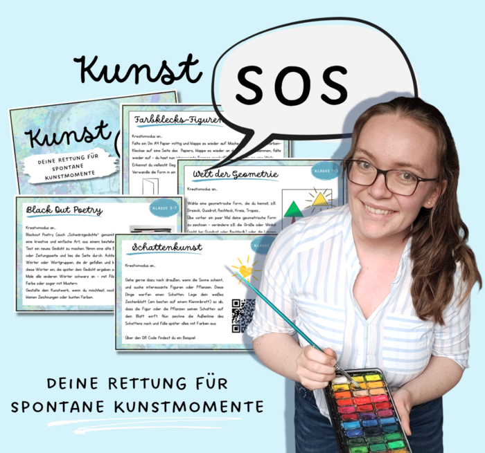 Deckblatt "Kunst-SOS" Karten