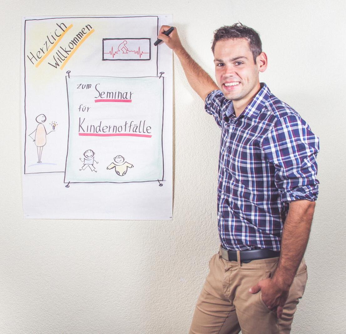 Bild Flippchart Seminar fuer Kindernotfaelle-1105x1066.JPG