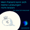 Vortrag: mein Patient kann sich meine Leistung nicht leisten