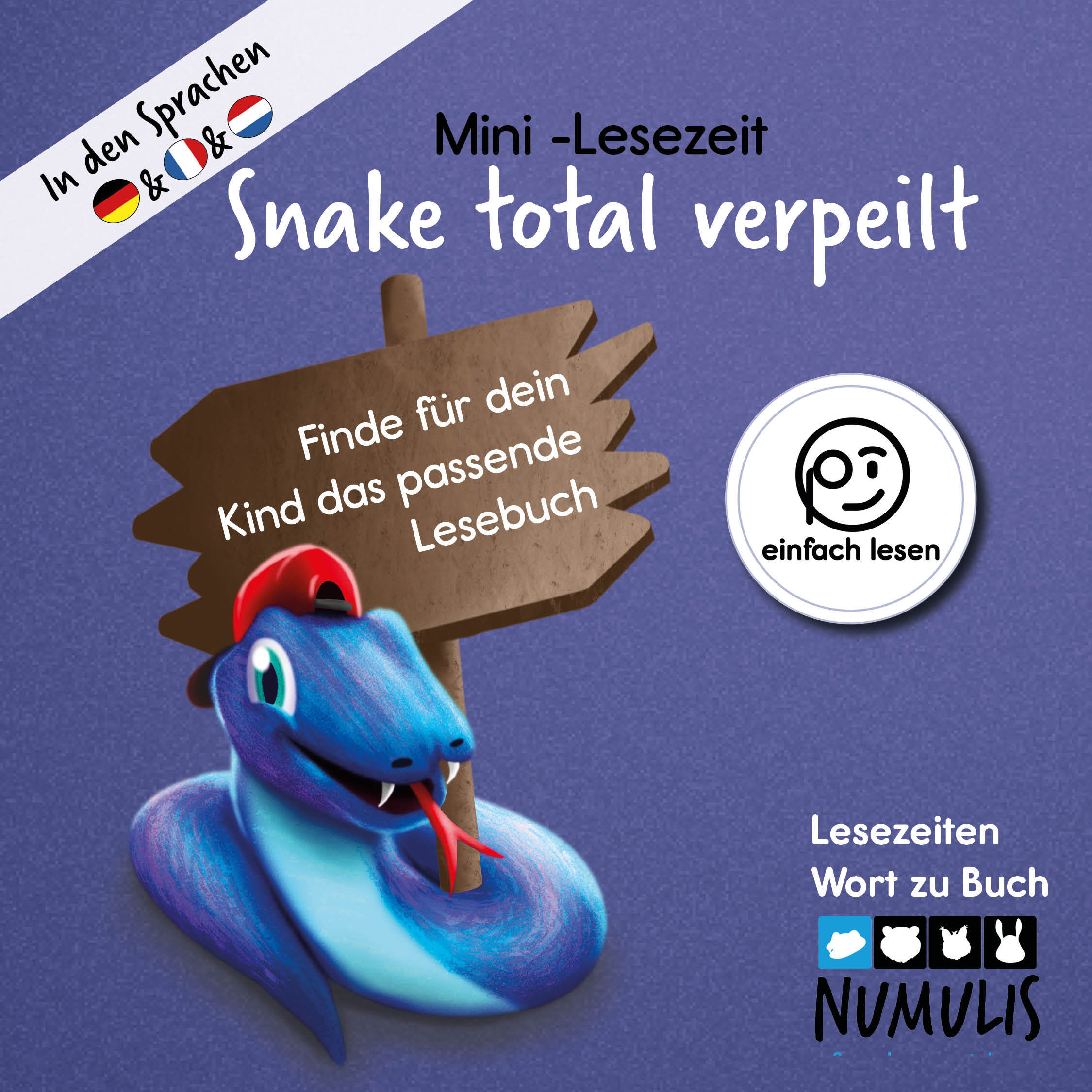 BIld Einfach Lesen Snake total verpeilt