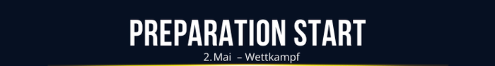 Preparation Start- Wettkampf