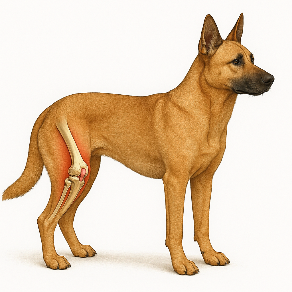 Kreuzbandriss beim Hund