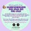 Jahresenergien Juli 2026 bis Juli 2027 nach dem Maya Kalender