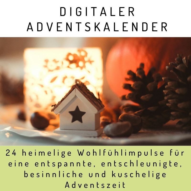 Bild mit winterlicher, weihnachtlicher Stimmung