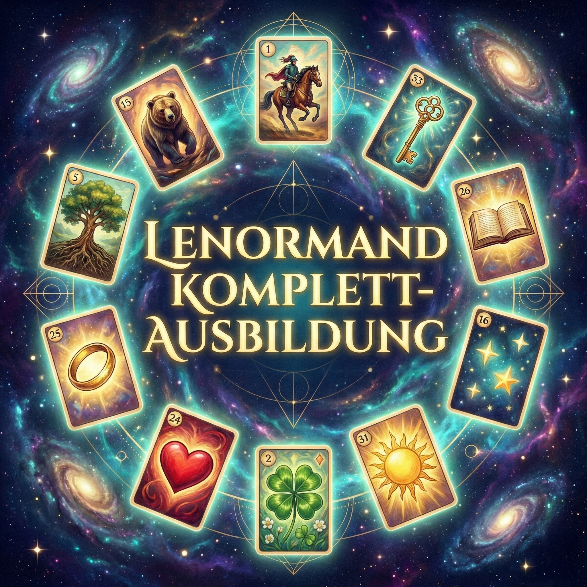 Banner für Lenormand Komplett-Ausbildung