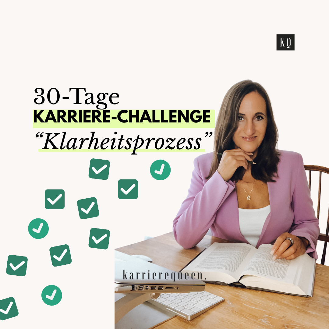 Banner für Karriere-Challenge von Karrierequeen 