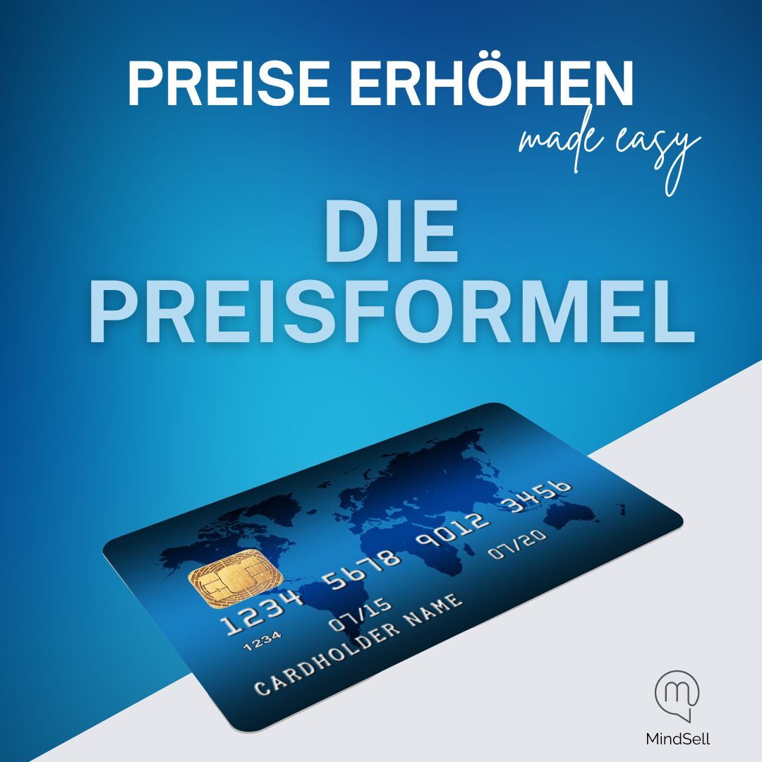 Preise erhöhen mit der Preisformel