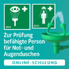 Zur Prüfung befähigte Person für Not- und Augenduschen