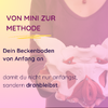 Von Mini zur Methode: der Workshop für deine Beckenboden-Routine