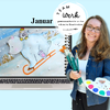 Vorschau Januar Kunstwerk TeamWerk "Wenn ein Eisbär einen Pinguin trifft..."