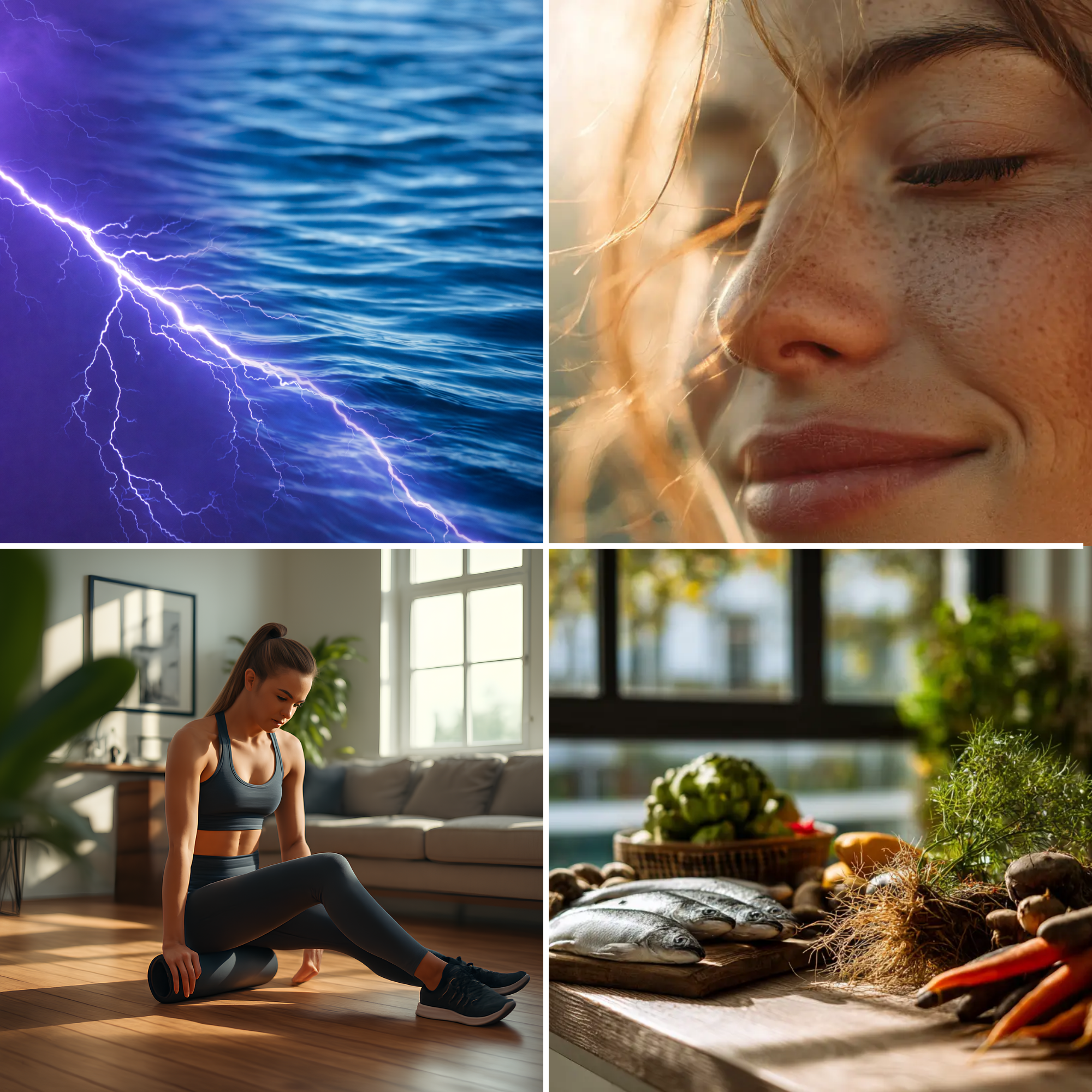 Wasser, Energie, Licht, Essen und Faszien