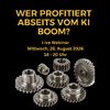 Banner für live Webinar: Wer profitiert abseits vom KI Boom?