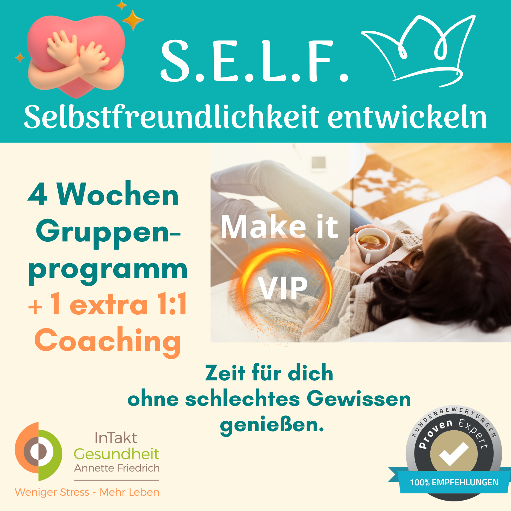 Banner für VIP-S.E.L.F.-Programm