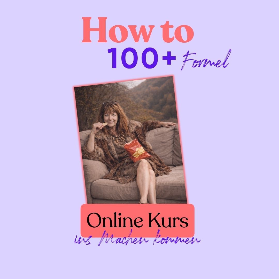 How to 100+ Formel Online Kurs - in Machen kommen mit Neandertalerin auf der Couch, die Chips isst