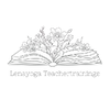 Logo von Lenayoga Teacher Trainings - Blumen wachsen aus einem Buch