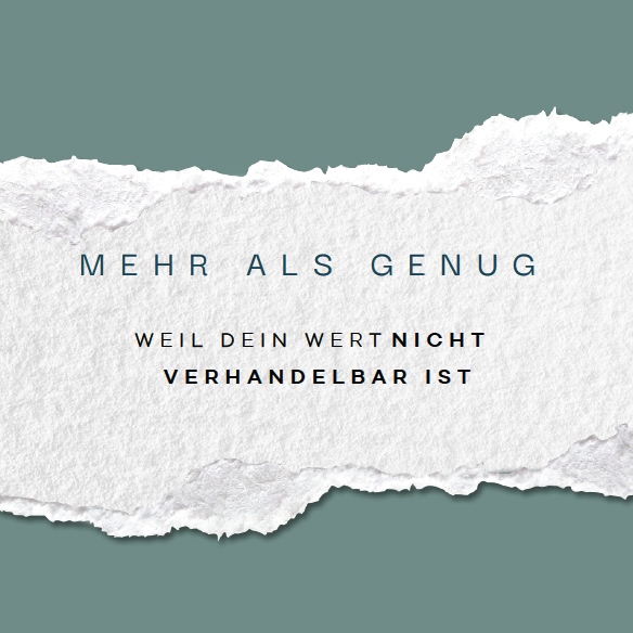 Cover von e-book: mehr als genug