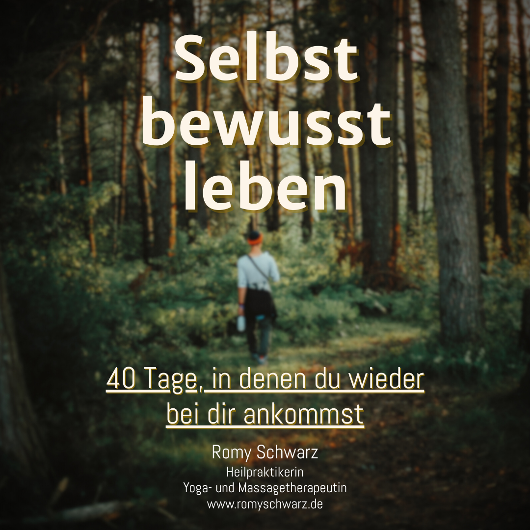 Titelbild Workbook Selbst bewusst leben von Romy Schwarz