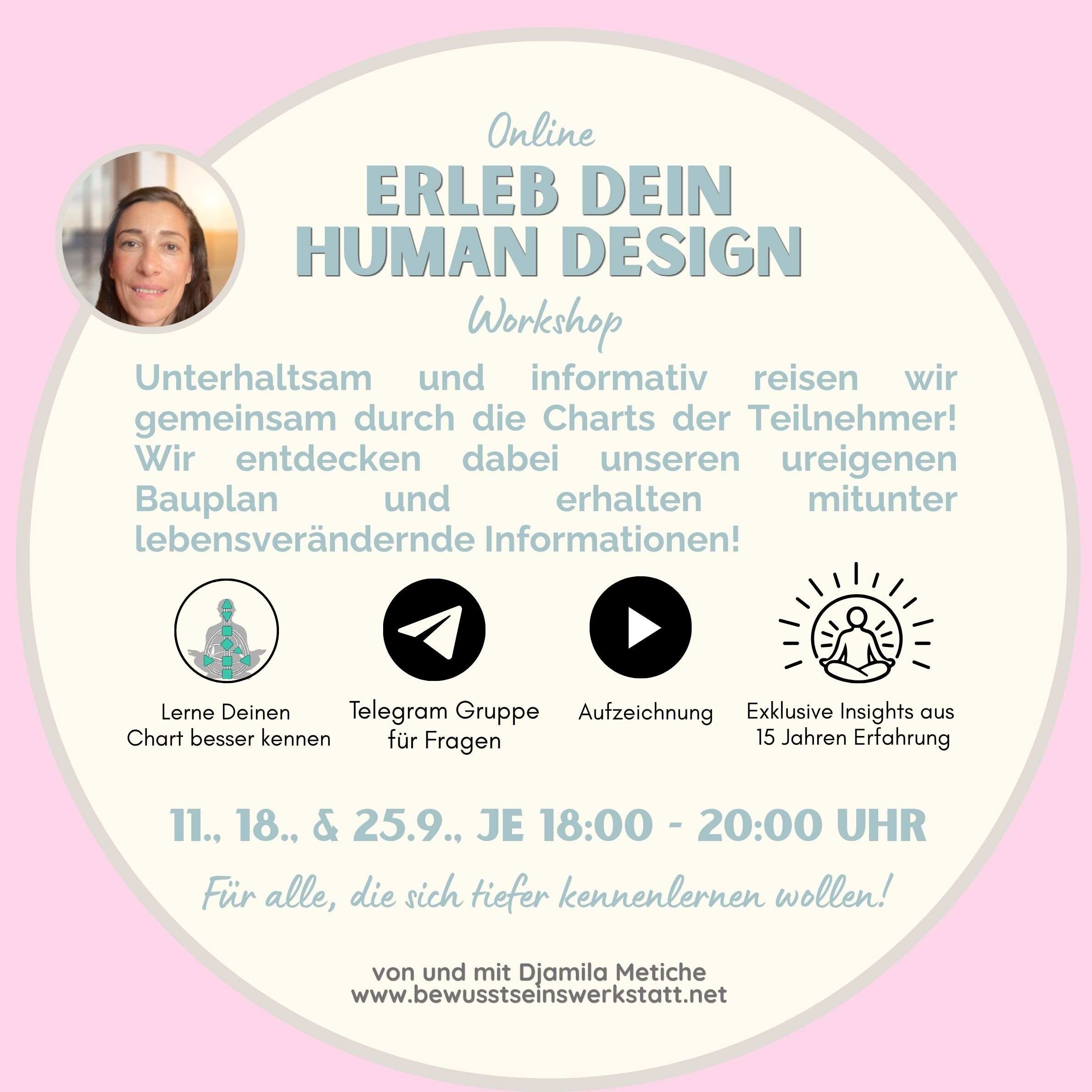 Online Workshop erleb Dein Human Design
