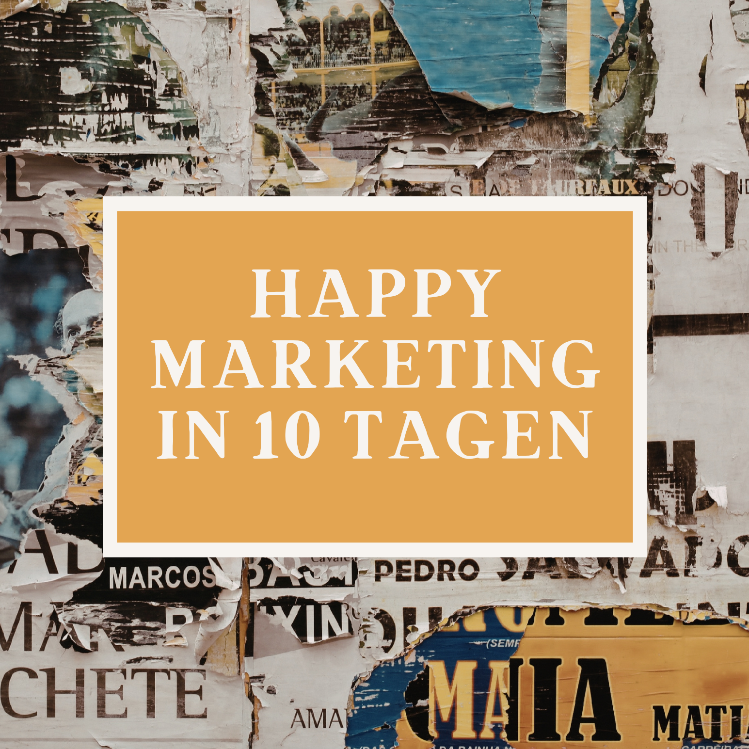 Cover Happy Marketing in 10 Tagen