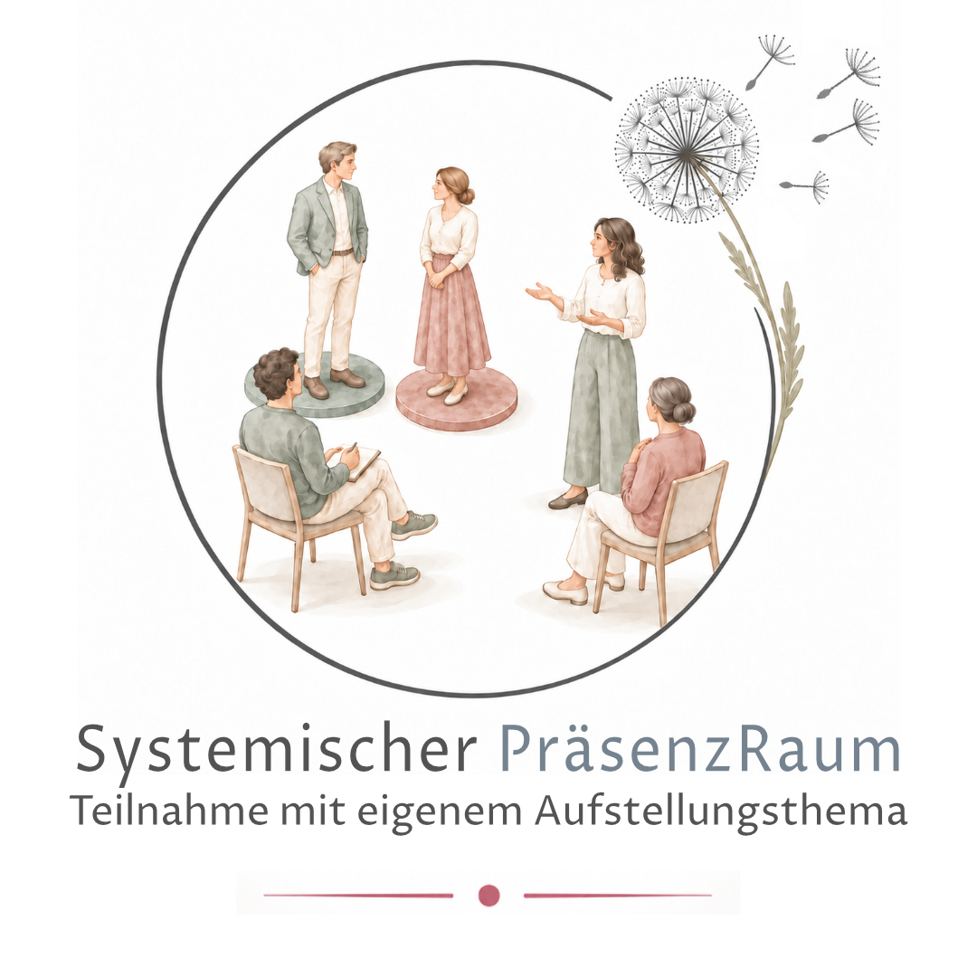 Systemischer PräsenzRaum_Teilnahme mit eigenem Aufstellungsthema