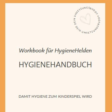 Titelbild Workbook Hygienehandbuch