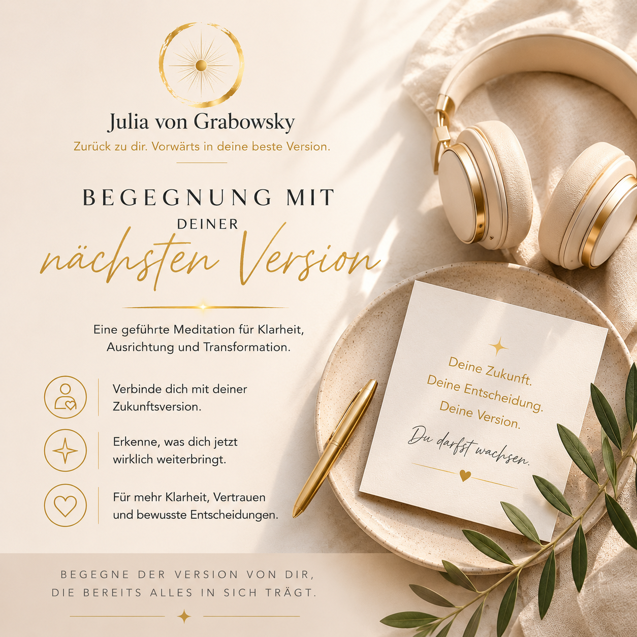 Cover Meditation Begegnung mit deiner nächsten Version